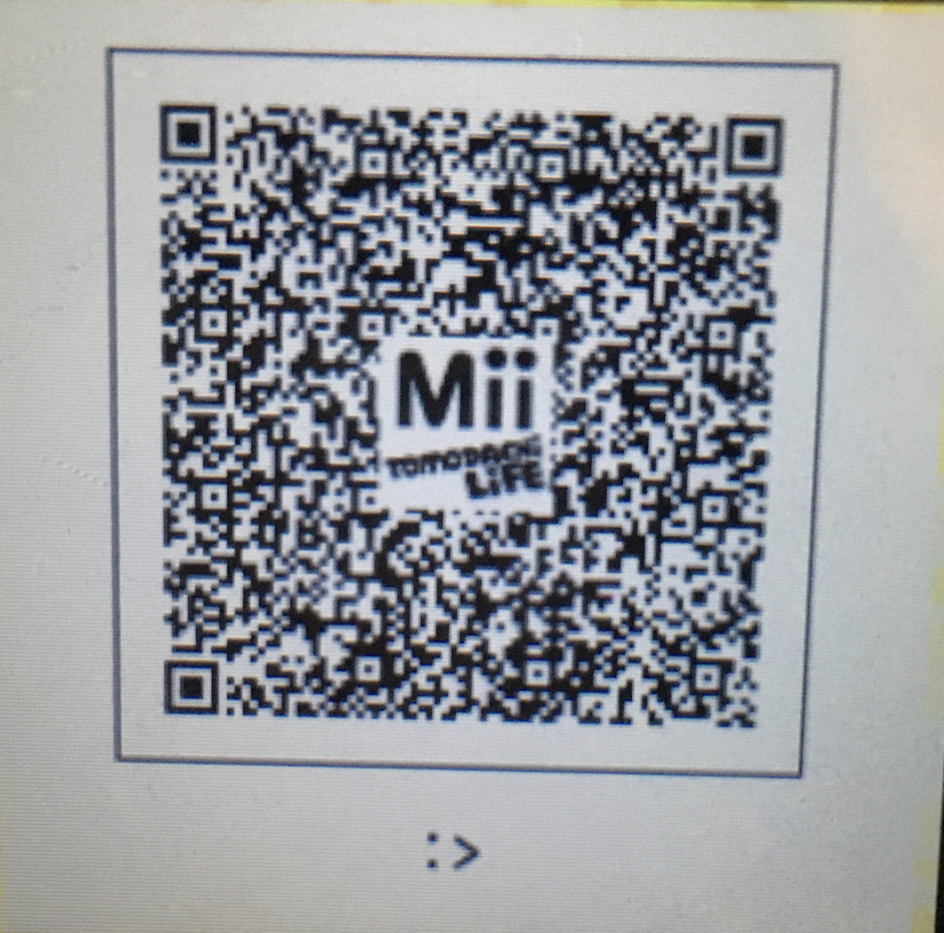 qr code tomodachi life mario